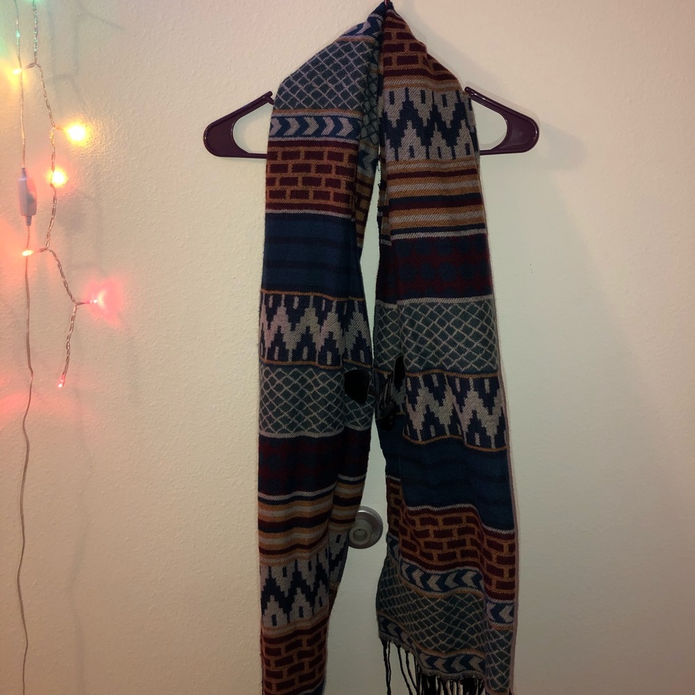 Multi Pattern Thick Scarf